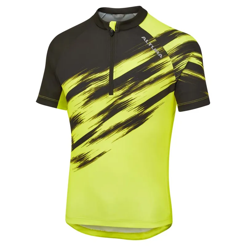 Altura Kids Airstream Short Sleeve Jersey Yellow/Olive